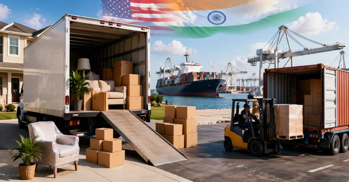 Shipping Household Goods from USA to India: Cost, Process & Customs Guide (2026)